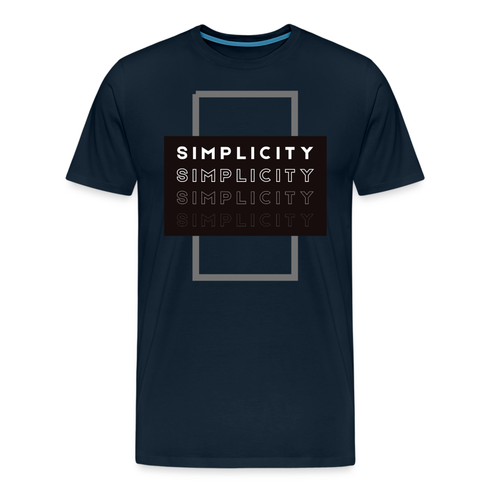 Simplicity I Premium T-Shirt - deep navy