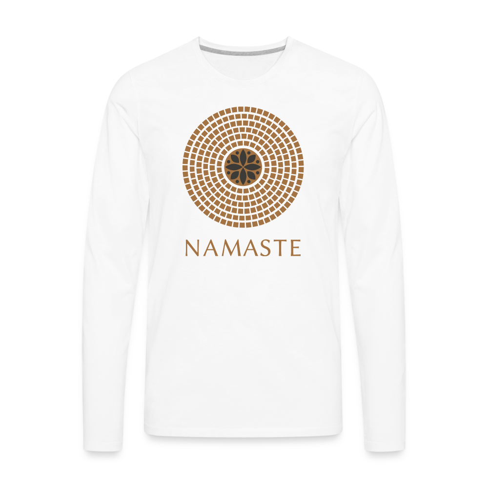 Namaste I Premium Long Sleeve T-Shirt - white