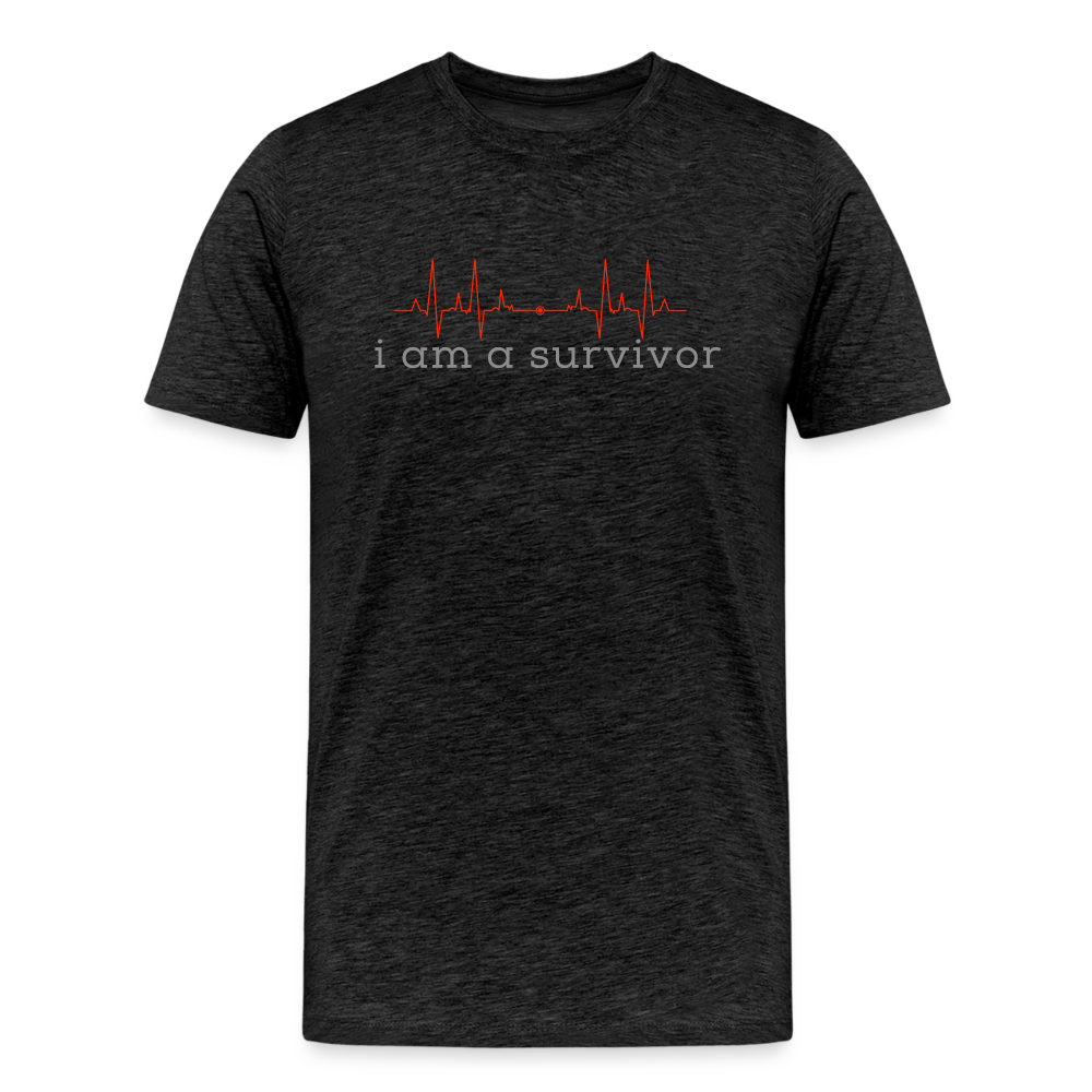 Survivor I Premium T-Shirt - charcoal grey