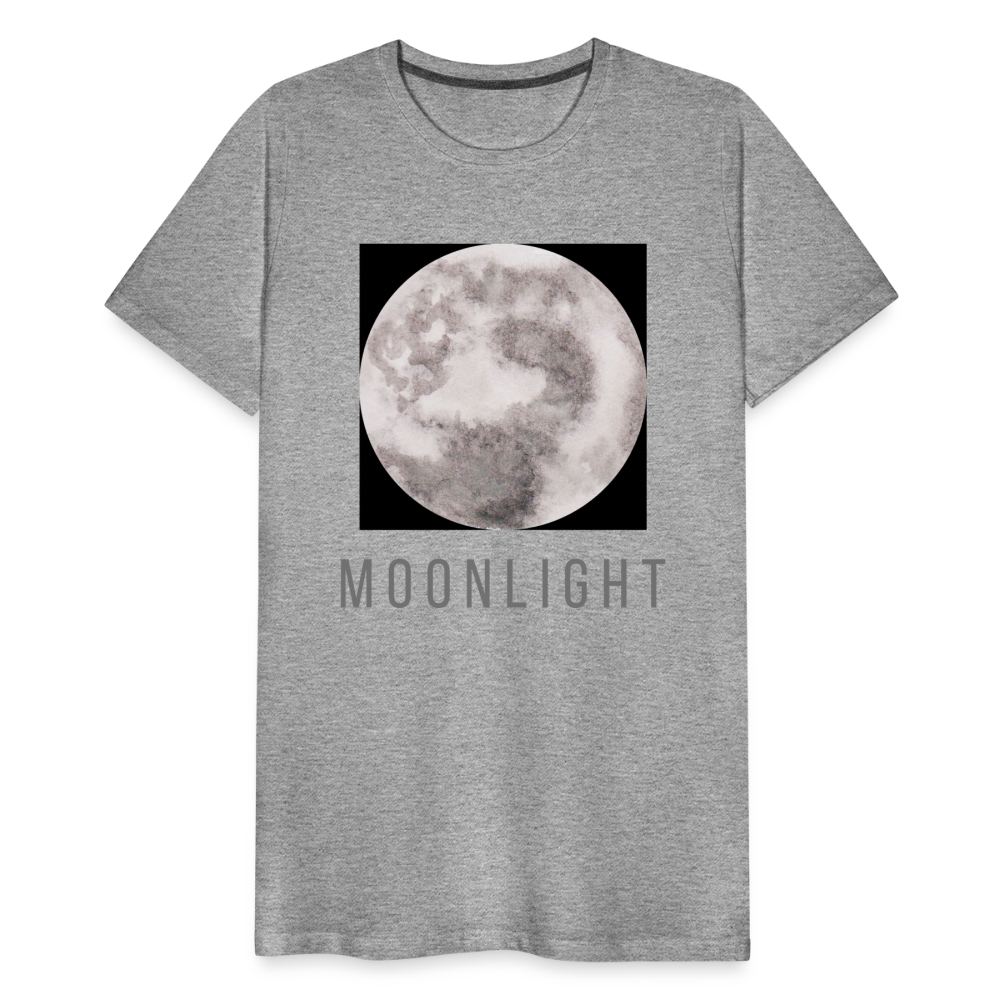 Moon I Premium T-Shirt - heather gray