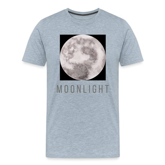 Moon I Premium T-Shirt - heather ice blue