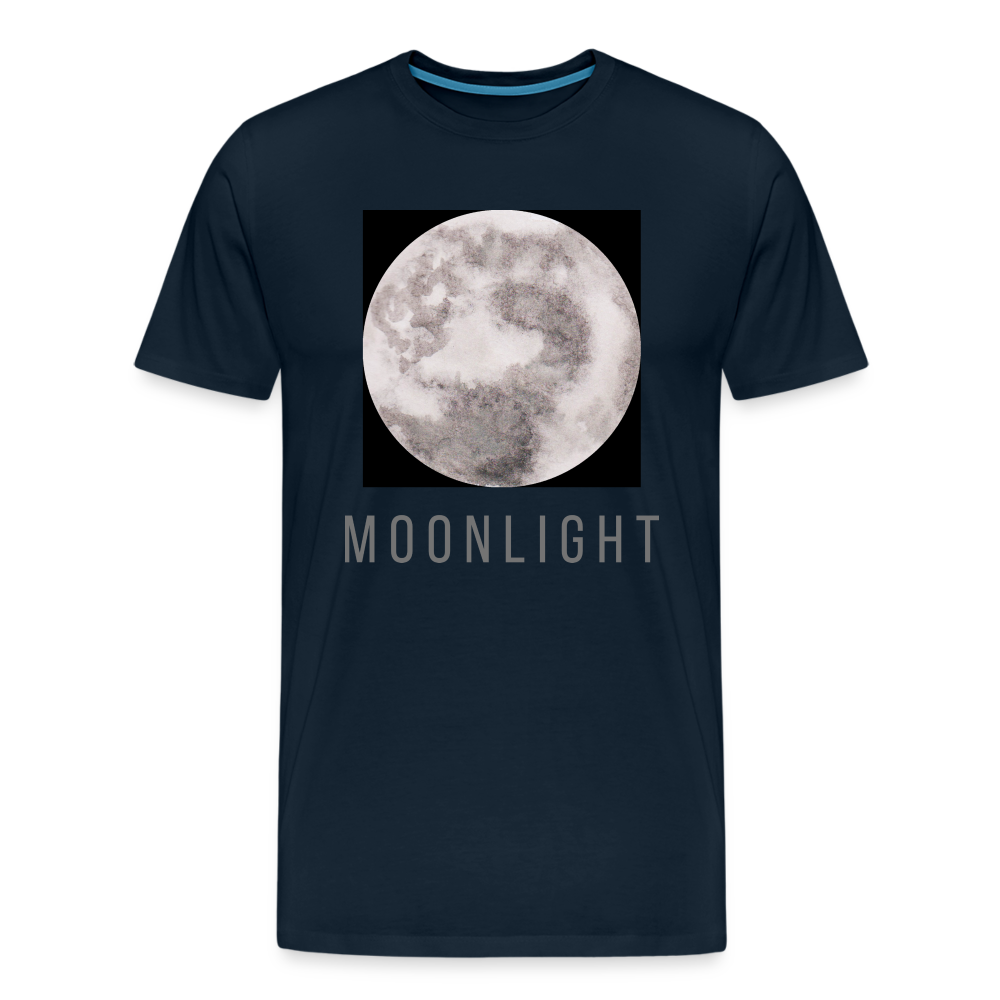 Moon I Premium T-Shirt - deep navy