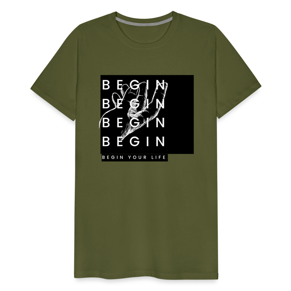 Begin Premium T-Shirt - olive green