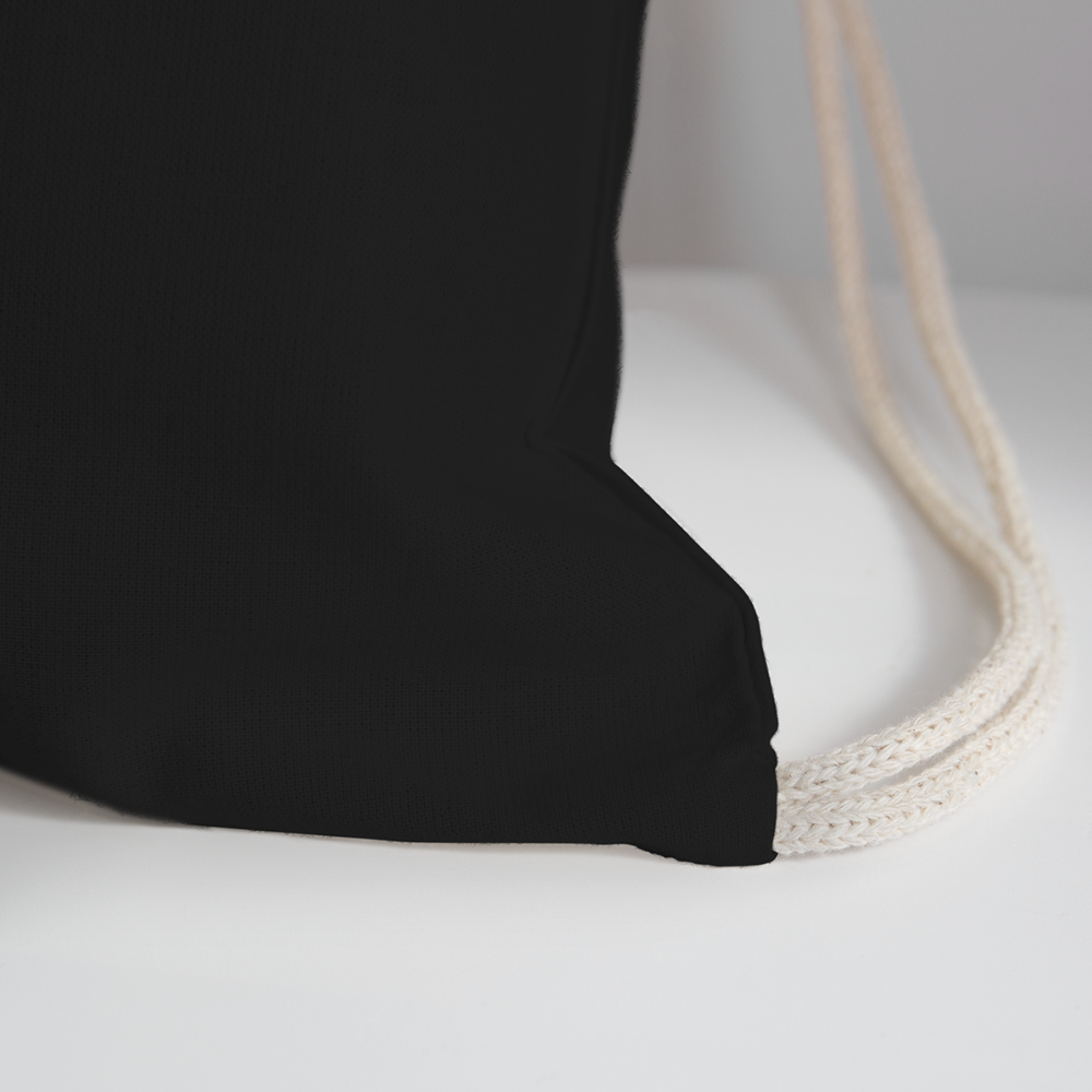 Marcellmar I Cotton Drawstring Bag - black