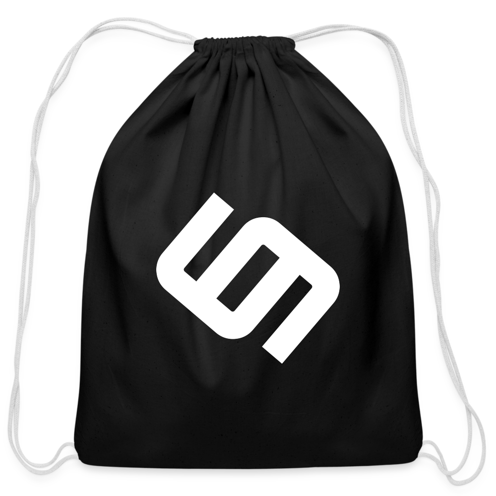 Marcellmar I Cotton Drawstring Bag - black