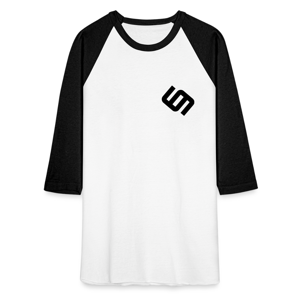 Marcellmar I Baseball T-Shirt - white/black