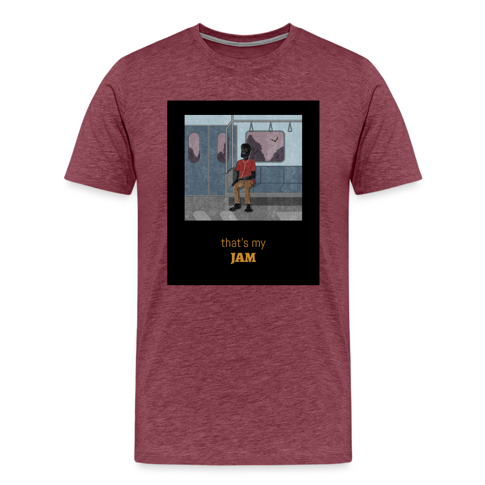 Jam I Premium T-Shirt - heather burgundy